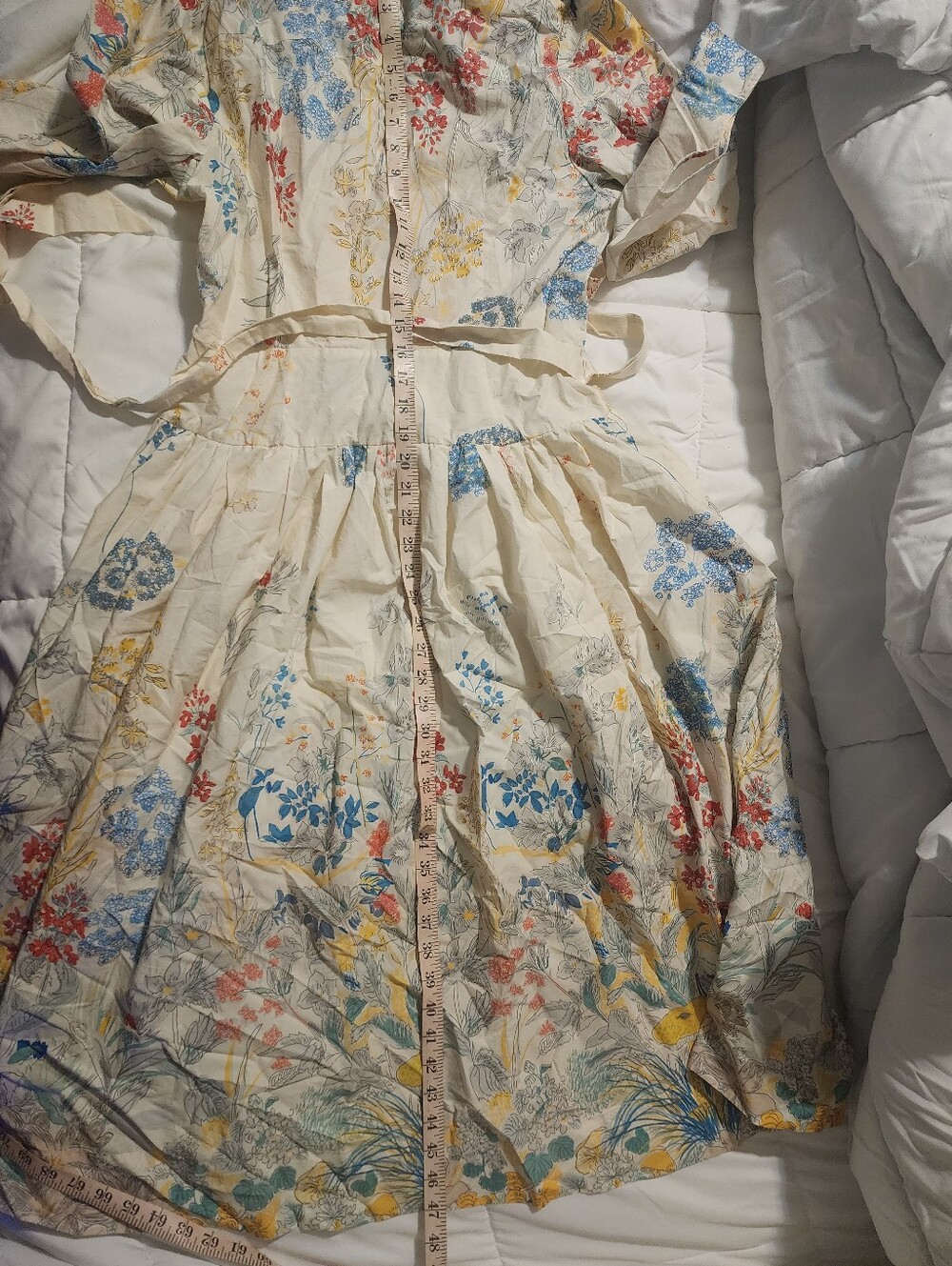 NWT Cara Cara Raya Dress - Egret Phoenicia Fields - Picture 3 of 7
